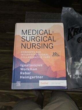 Medical-Surgical Nursing 10th Edition - REVOLVE (Peach/Blue Cover)